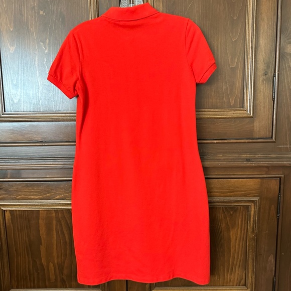 Lacoste Orange Polo Dress - Size 36 - Picture 5 of 10